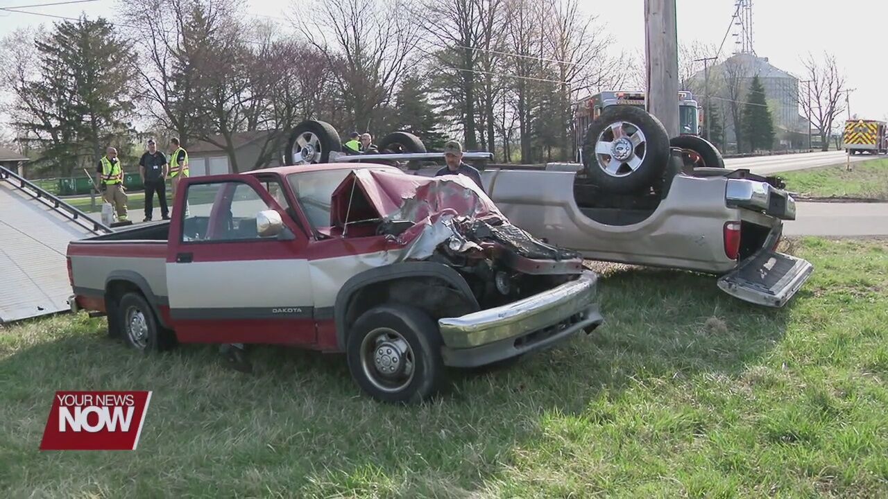 One transported after two vehicle crash at intersection of Elida and Redd Road